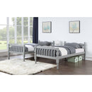 Acme Furniture Homestead BD00864 Twin/Twin Bunk Bed (Gray) IMAGE 2