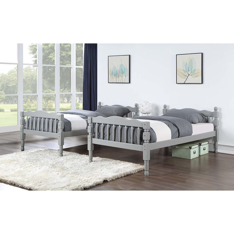 Acme Furniture Homestead BD00864 Twin/Twin Bunk Bed (Gray) IMAGE 6