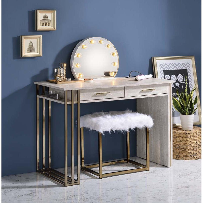 Acme Furniture Tyeid 2-Drawer Vanity Table AC00898 IMAGE 6