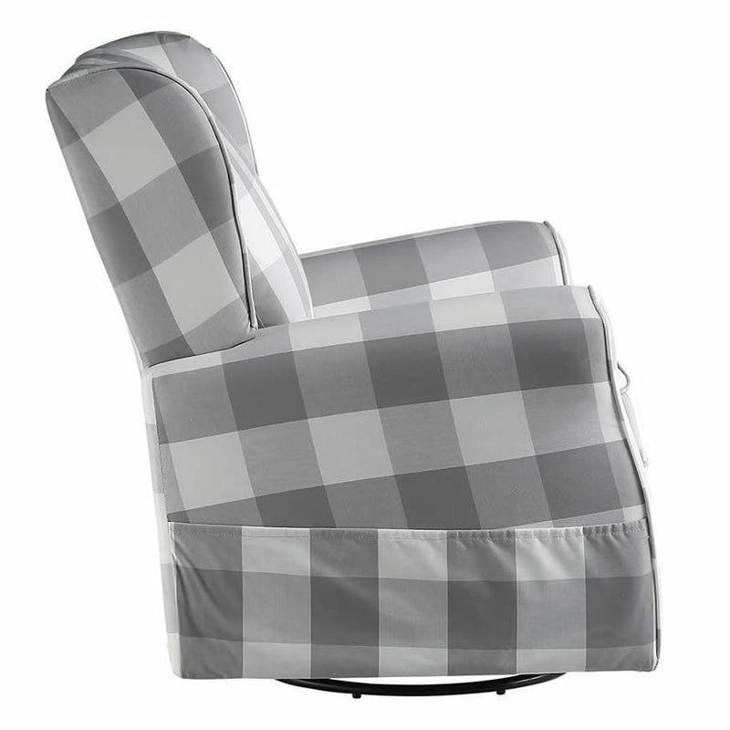 Acme Furniture Patli Swivel Fabric Chair LV00922 IMAGE 3