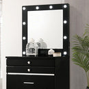  Furniture of America Destinee Vanity Table CM-AC405BK-PK IMAGE 1