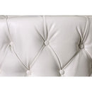 Furniture of America Latoya Leather Ottoman CM-AC6289WH IMAGE 5