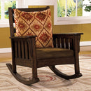  Furniture of America Morrisville Rocking Fabric Accent Chair CM-AC6401 IMAGE 1