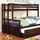  Furniture of America Kids Beds Bunk Bed CM-BK458Q-EXP-BED+TR IMAGE 1