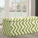  Furniture of America Zahra Fabric Storage Ottoman CM-BN6031GR IMAGE 1
