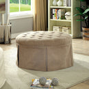  Furniture of America Claes Fabric Ottoman CM-BN6175BR IMAGE 3