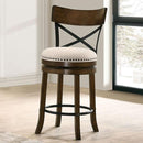  Furniture of America Clarence Counter Height Stool CM-BR1855A-24-2PK IMAGE 1