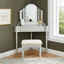  Furniture of America Kasey Vanity Set CM-DK5849SV IMAGE 1