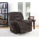  Furniture of America Ovar Power Fabric Recliner CM-RC6543 IMAGE 1