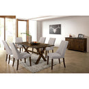  Furniture of America Woodworth Dining Table CM3114T IMAGE 3