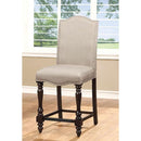 Furniture of America Hurdsfield Counter Height Dining Table with Pedestal Base CM3133PT IMAGE 3