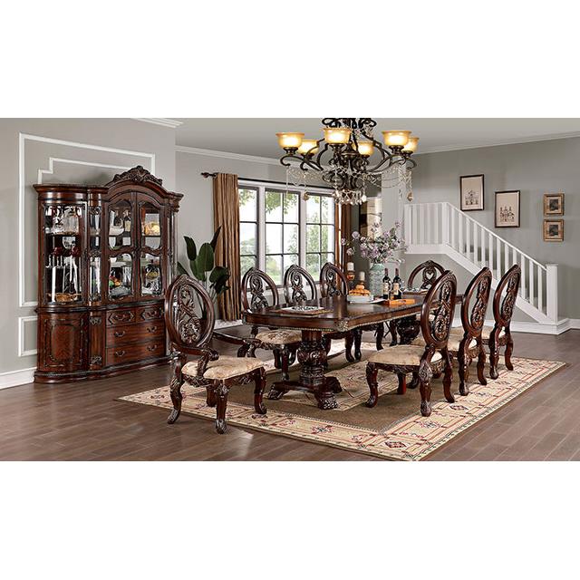 Furniture of America Normandy Dining Table CM3145T-TABLE IMAGE 2