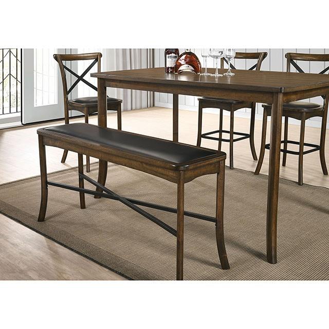 Furniture of America Buhl Counter Height Dining Table CM3148PT IMAGE 5