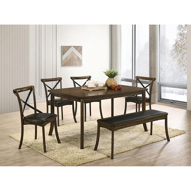 Furniture of America Buhl Dining Table CM3148T IMAGE 2