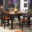  Furniture of America Square San Isabel Counter Height Dining Table CM3151PT IMAGE 1