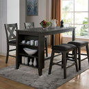  Furniture of America Lana Counter Height Dining Table CM3153GY-PT IMAGE 2