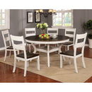  Furniture of America Juniper Dining Chair CM3162WH-SC-2PK IMAGE 2