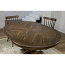  Furniture of America Oval August Dining Table CM3305OT-TABLE IMAGE 3