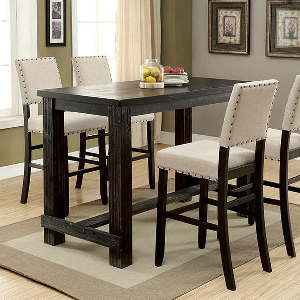 Furniture of America Sania Dining Table CM3324BK-BT-VN IMAGE 1