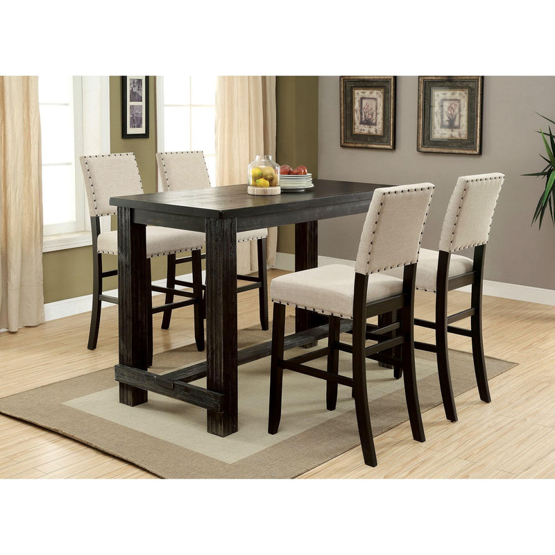 Furniture of America Sania Dining Table CM3324BK-BT-VN IMAGE 2