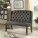  Furniture of America Sania Stationary Fabric Loveseat CM3324BK-GY-BN IMAGE 1