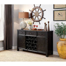  Furniture of America Sania Server CM3324BK-SV-VN IMAGE 4