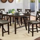  Furniture of America Bridgeville Counter Height Dining Table CM3344PT IMAGE 2