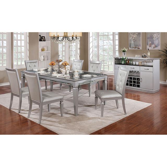 Furniture of America Alena Dining Table CM3452T IMAGE 2