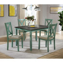  Furniture of America Anya 5 pc Dinette CM3476GR-T-5PK IMAGE 2