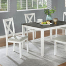  Furniture of America Anya 5 pc Dinette CM3476WH-T-5PK IMAGE 1