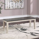  Furniture of America Frances Bench CM3478WH-BN IMAGE 1