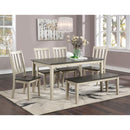  Furniture of America Frances Bench CM3478WH-BN IMAGE 2