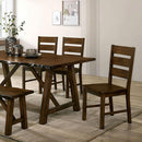  Furniture of America Mapleton Dining Table CM3484T IMAGE 1