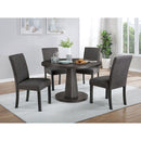  Furniture of America Round Lucerne Dining Table CM3486RT-TABLE IMAGE 2
