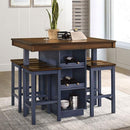  Furniture of America Azurine CM3493PT-5PK 5 Pc. Counter Ht. Set IMAGE 3