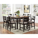  Furniture of America Square Valdor Counter Height Dining Table CM3495PT IMAGE 2