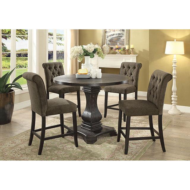 Furniture of America Izzy Counter Height Dining Chair CM3564GY-PC-2PK IMAGE 2