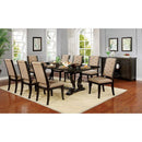  Furniture of America Patience Dining Table CM3577WN-T-TABLE IMAGE 2