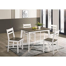  Furniture of America Debbie 5 pc Dinette CM3714GY-T-5PK IMAGE 2