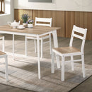  Furniture of America Debbie 5 pc Dinette CM3714NT-T-5PK IMAGE 1