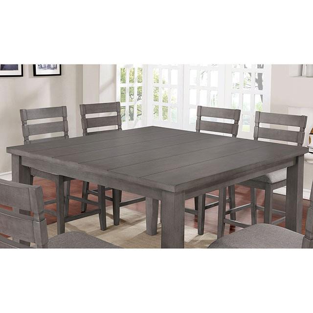 Furniture of America Square Viana Counter Height Dining Table CM3716PT IMAGE 3