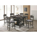  Furniture of America Stacie CM3733GY-RPT-TABLE Counter Ht. Table IMAGE 3
