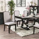  Furniture of America Gillam Dining Table CM3734T IMAGE 1