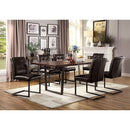  Furniture of America Pisek Dining Table CM3737T-TABLE IMAGE 2