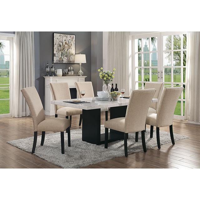 Furniture of America Kian Dining Chair CM3744BG-SC-2PK IMAGE 2