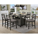  Furniture of America Vicky Counter Height Dining Table CM3794PT-TABLE IMAGE 2