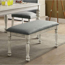  Furniture of America Siobhan Bench CM3872WH-BN IMAGE 1
