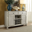  Furniture of America Siobhan Server CM3872WH-SV IMAGE 1