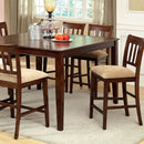 Furniture of America Square Plainville Counter Height Dining Table CM3886PT IMAGE 1