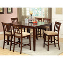  Furniture of America Square Plainville Counter Height Dining Table CM3886PT IMAGE 2